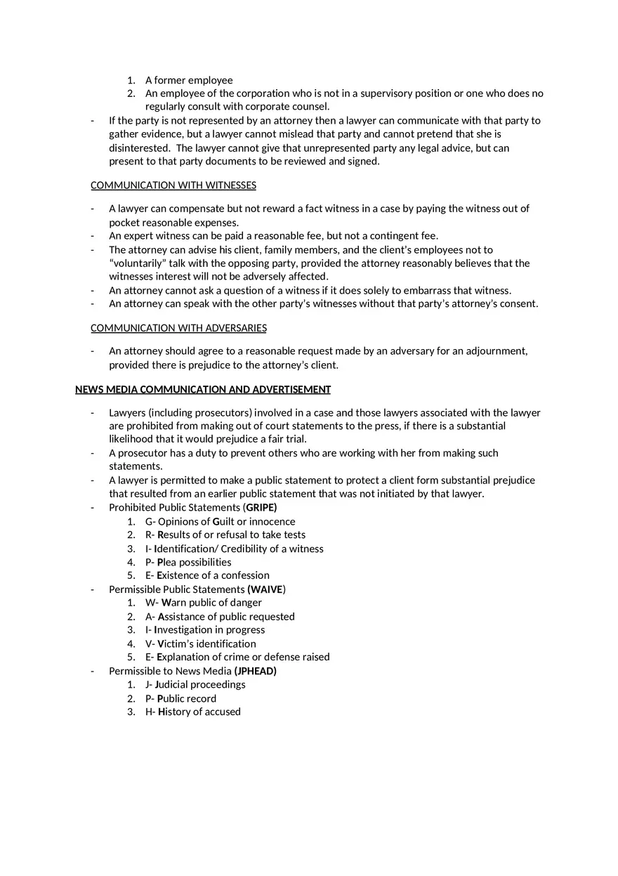 MPRE Lecture Outline - Page 11