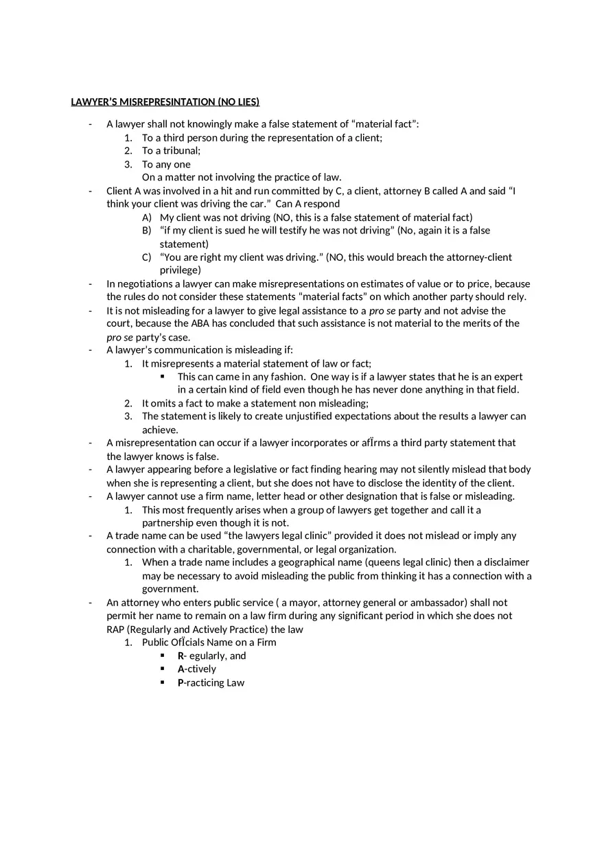 MPRE Lecture Outline - Page 13