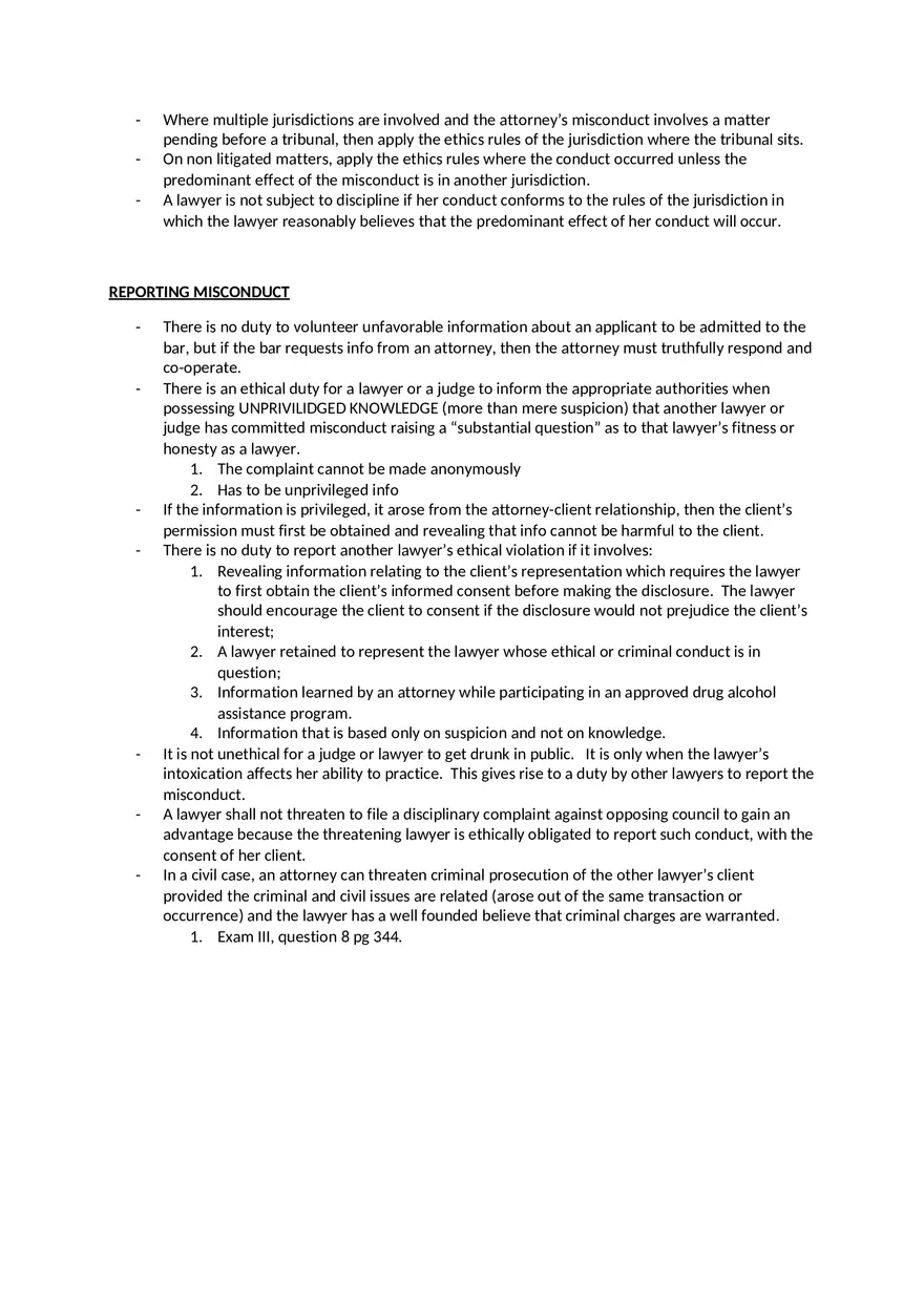 MPRE Lecture Outline - Page 2