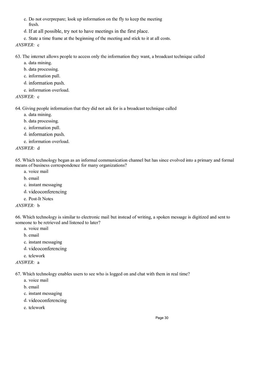 Management Chapter 9 Quiz Part 2 - Page 2
