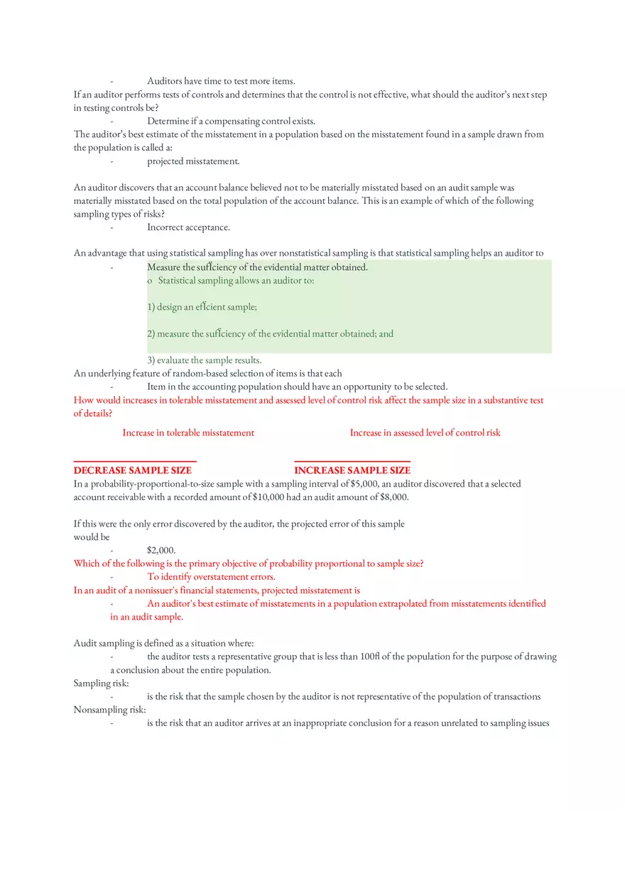 Which of the Following is a Management Assertion Regarding Account Balances at the Period End - Page 5