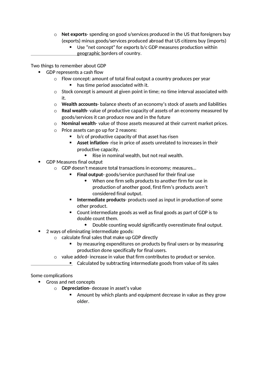 Macroeconomics Unit 2 - Page 10