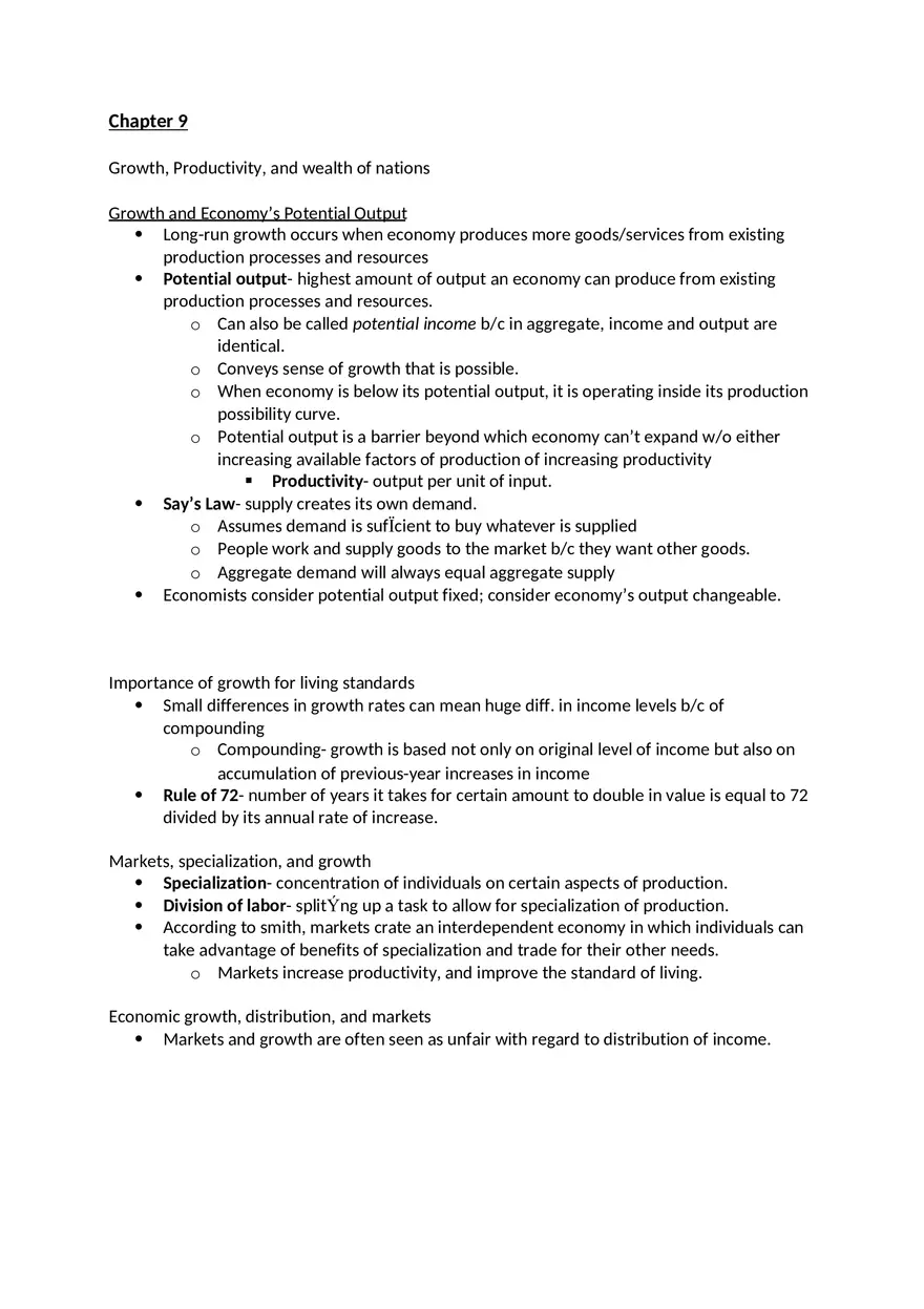 Macroeconomics Unit 2 - Page 13