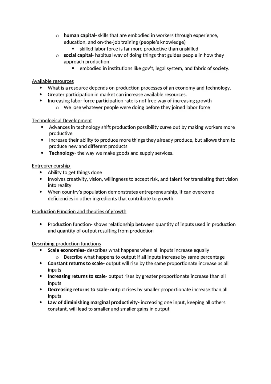 Macroeconomics Unit 2 - Page 3