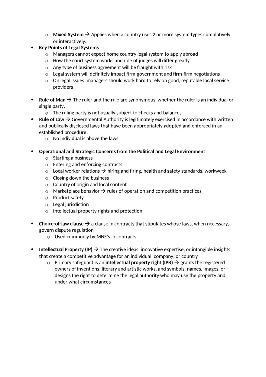 Chapter 3 – The Political and Legal Environments Facing Business - Page 4