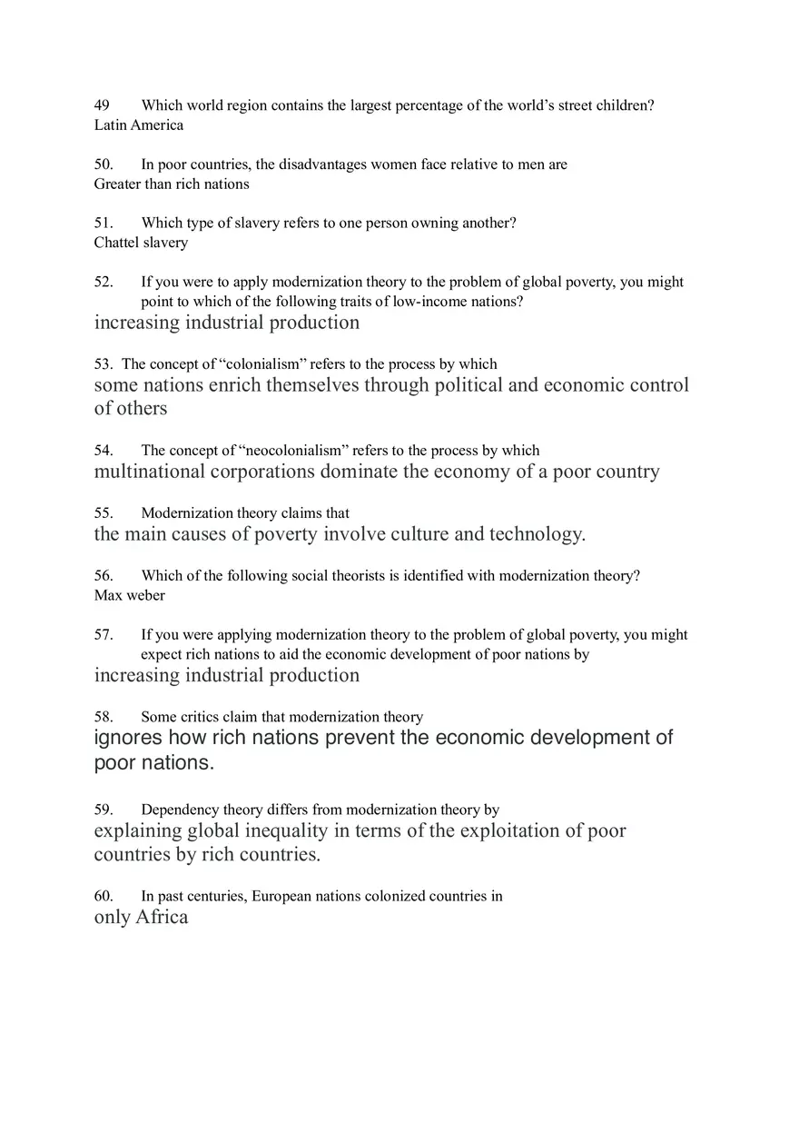 Study Guide for Exam # 3 - Page 10