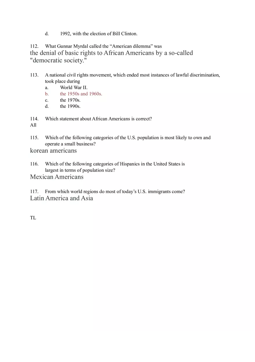 Study Guide for Exam # 3 - Page 5