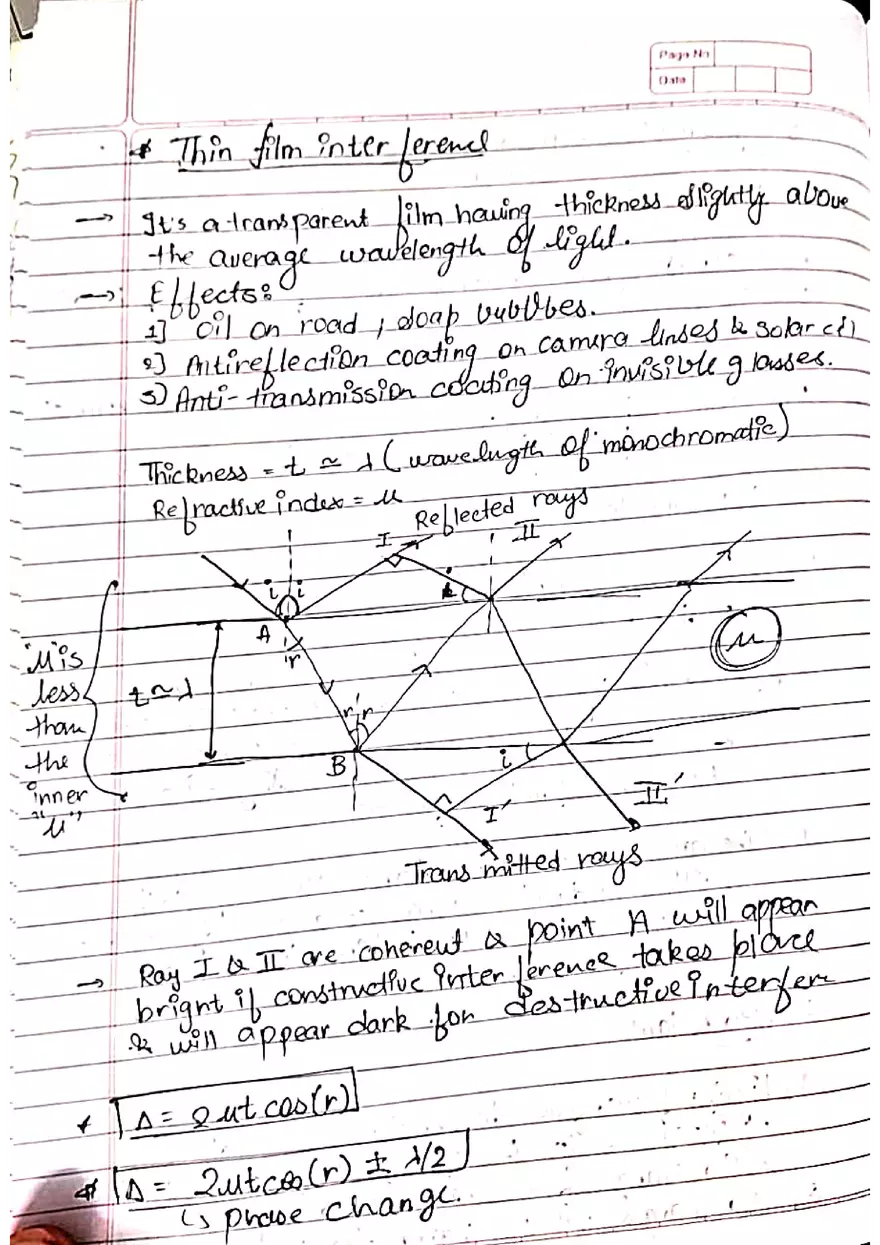 Wave Optics Lecture Note - Page 7