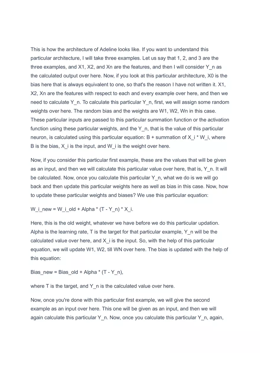 Adaptive Linear Neuron (Adaline) - Page 2