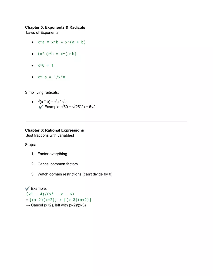 Linear Equations and Inequalities - Page 3