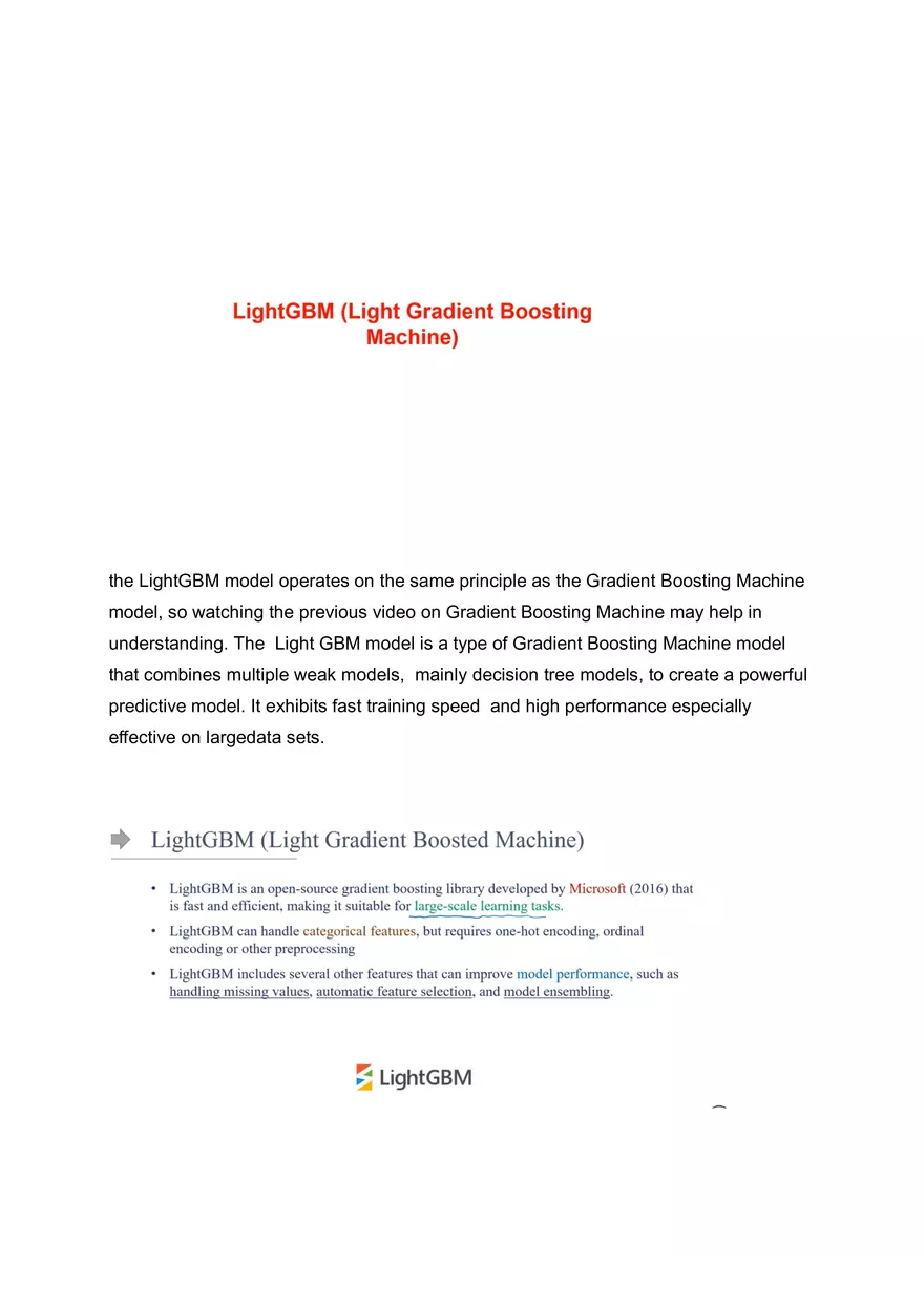 LightGBM (Light Gradient Boosting Machine) - Page 1