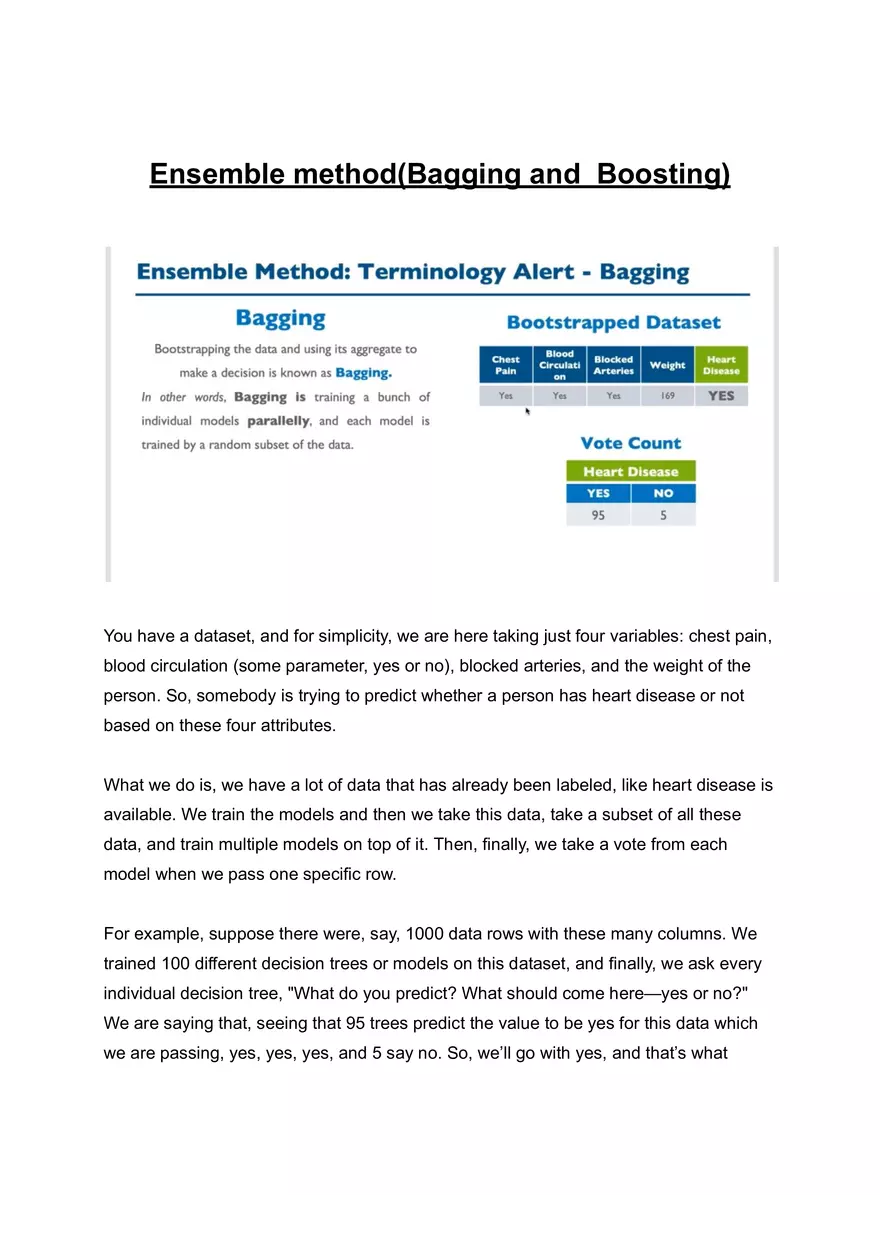 Ensemble Method (Bagging and Boosting) - Page 1