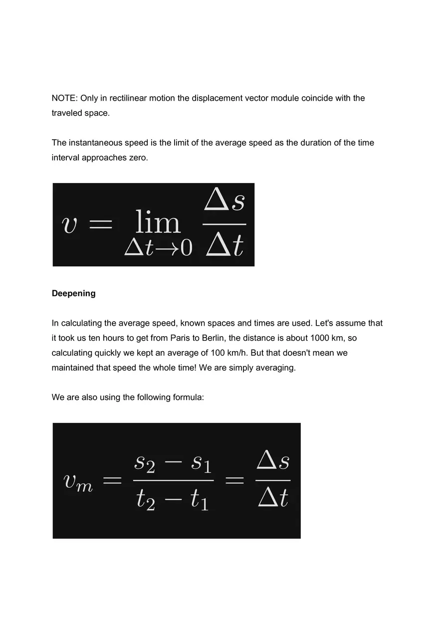 Average and Instantaneous (Speed and Acceleration) - Page 2