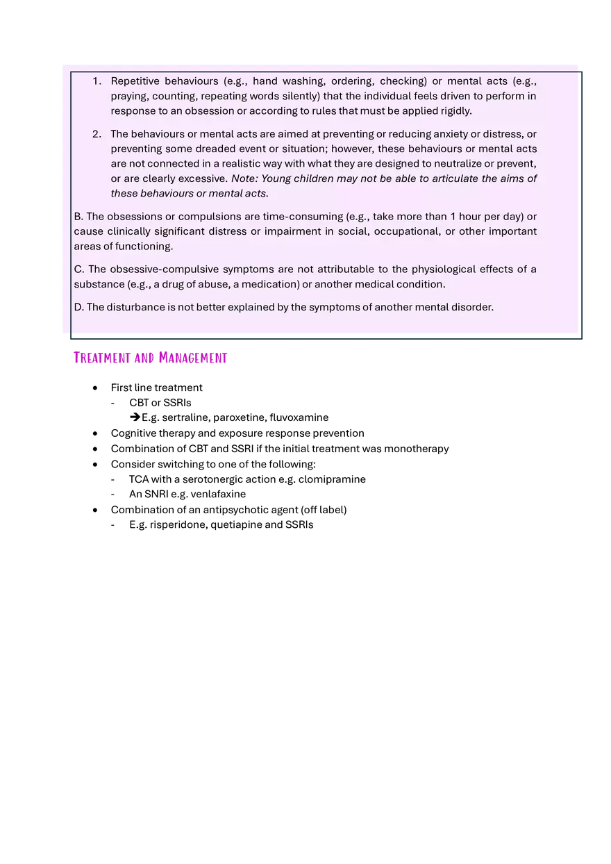 Obsessive Compulsive Disorder - Page 2
