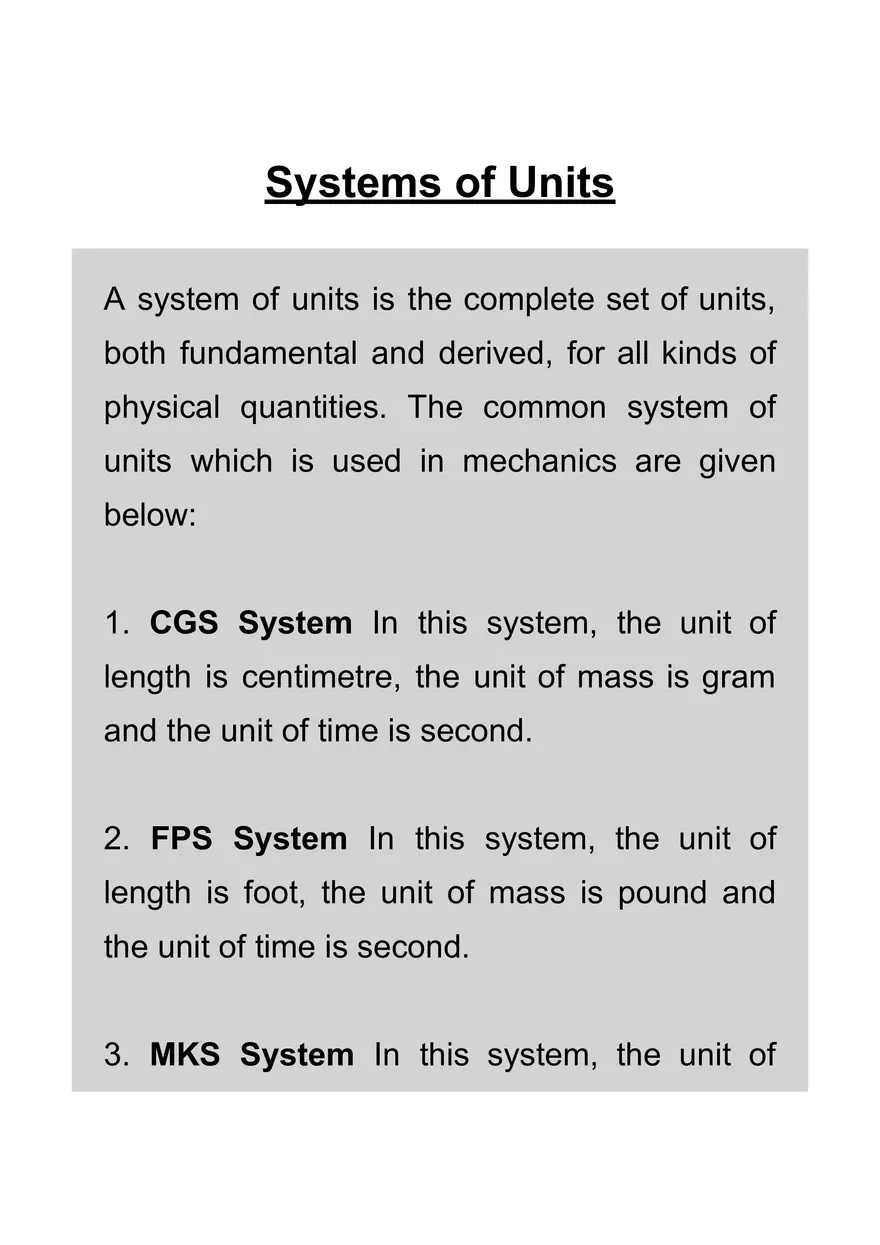 Units and Measurements - Page 24