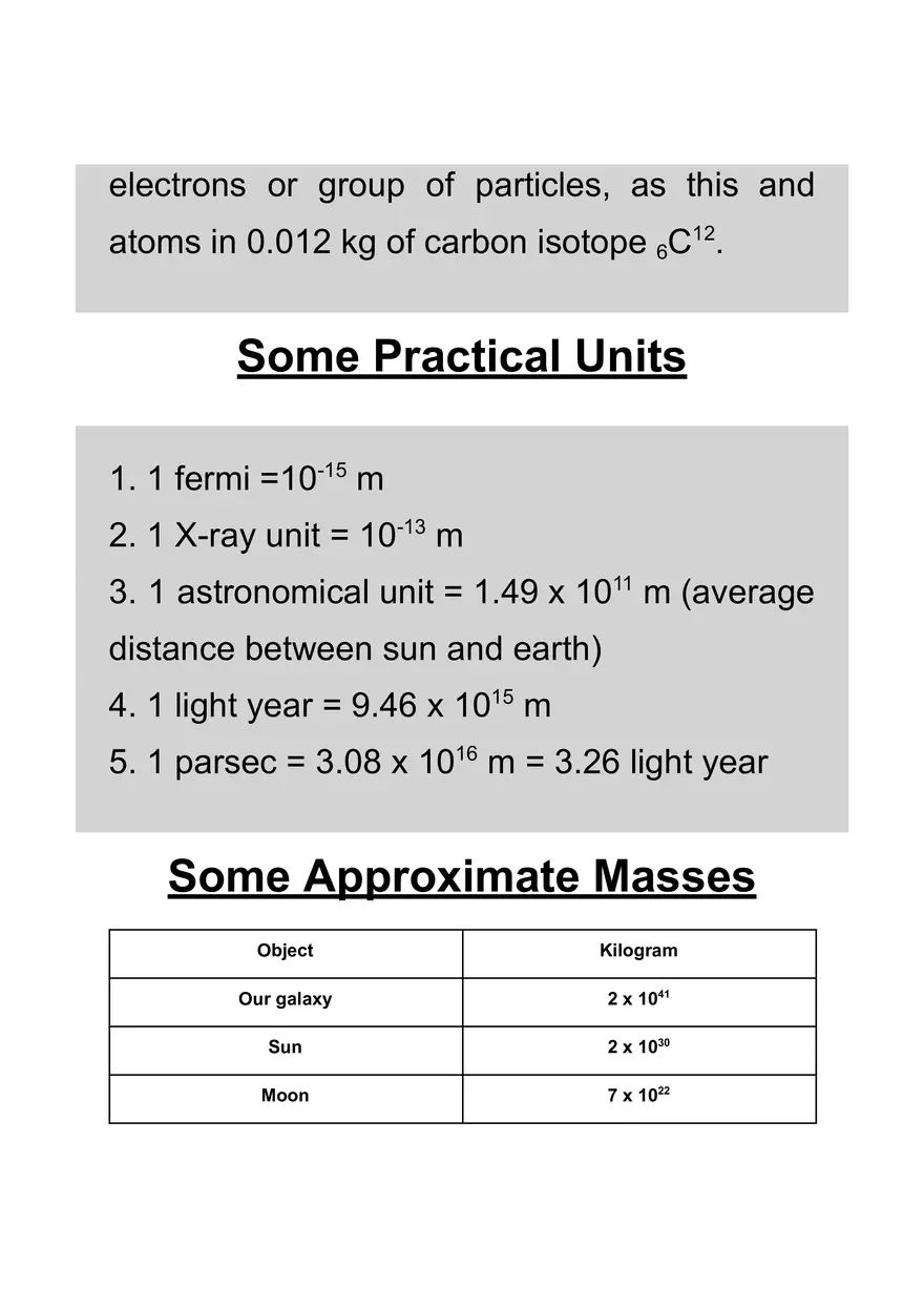 Units and Measurements - Page 29