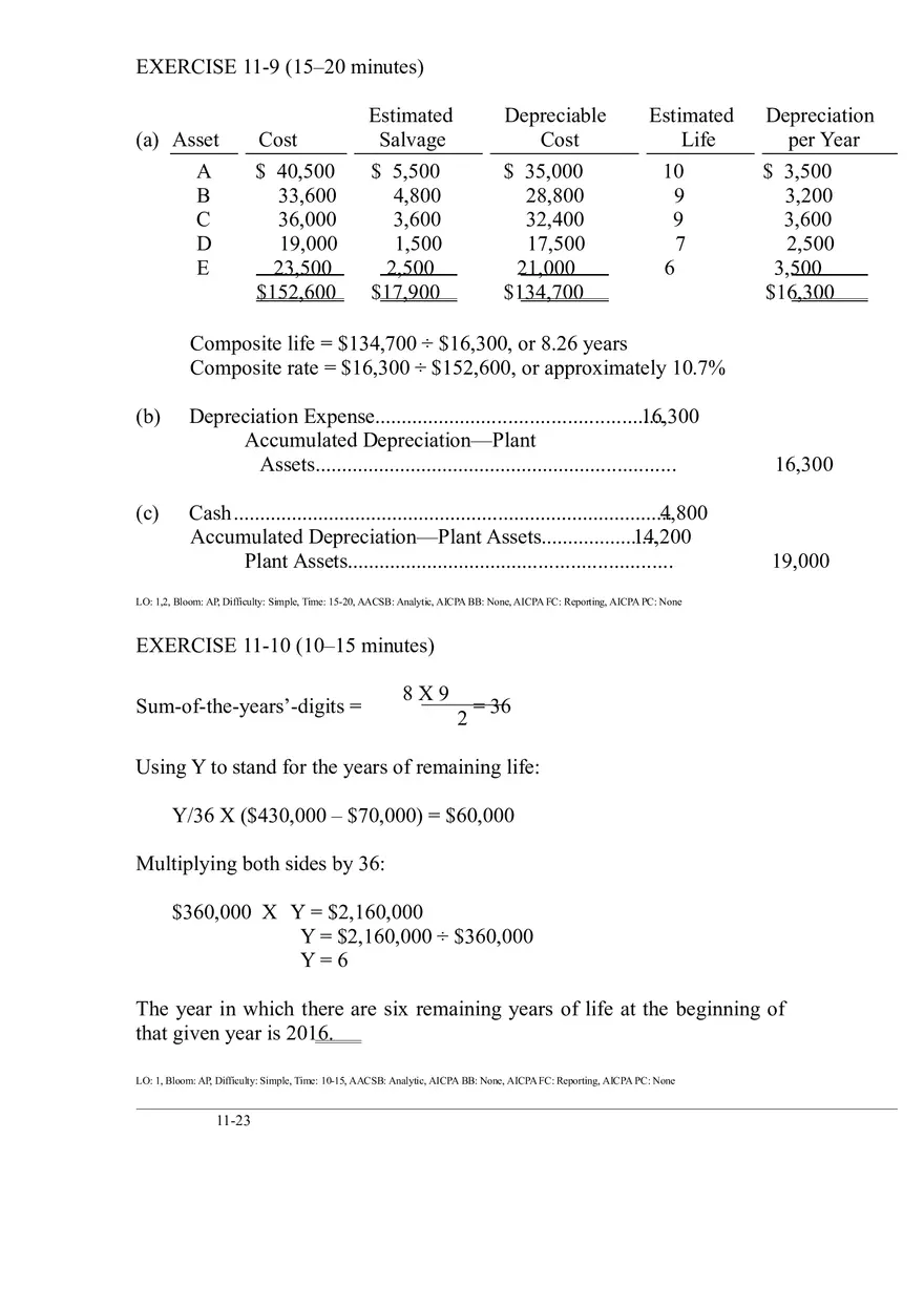 Chapter 11 Solutions to Brief Exercises Part 2 - Page 1