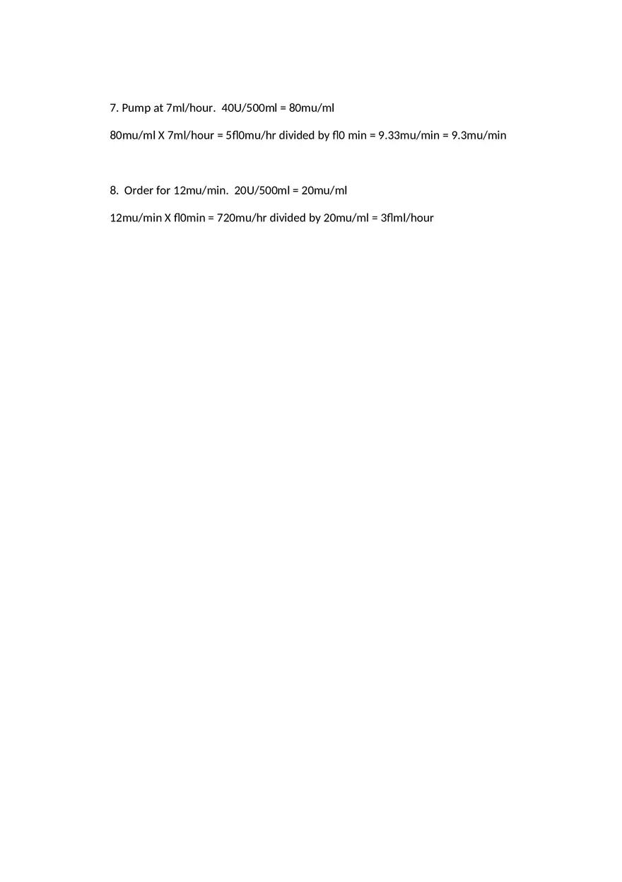Pitocin Dosage Calculations - Page 4