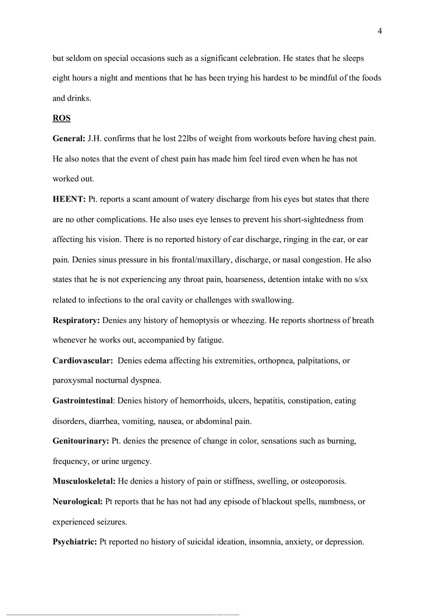 Cardiovascular SOAP Note - Page 3