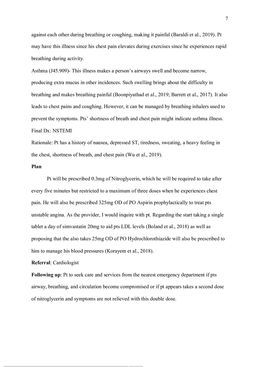 Cardiovascular SOAP Note - Page 6