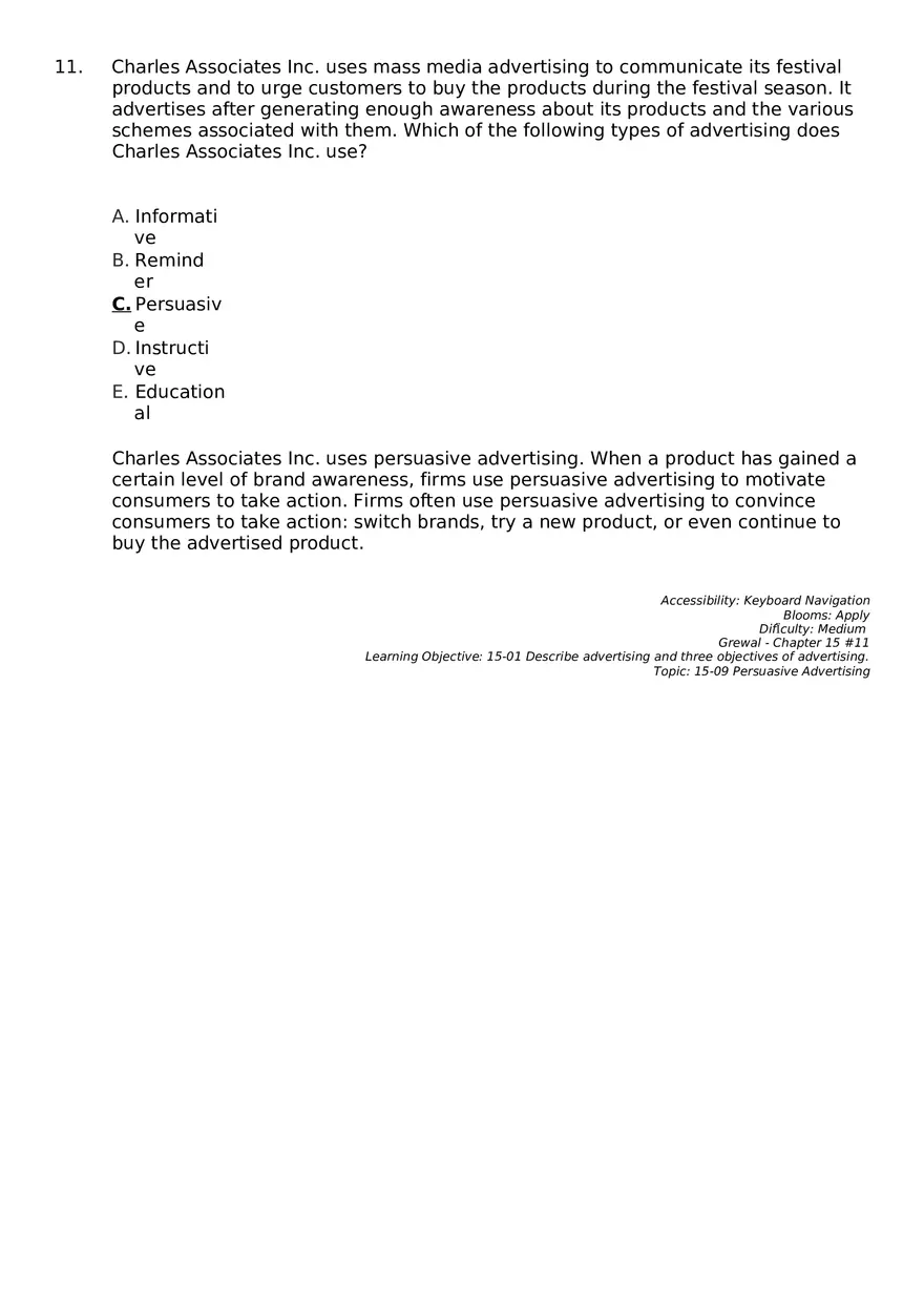 Marketing Chapter 15 Key Part 1 - Page 8