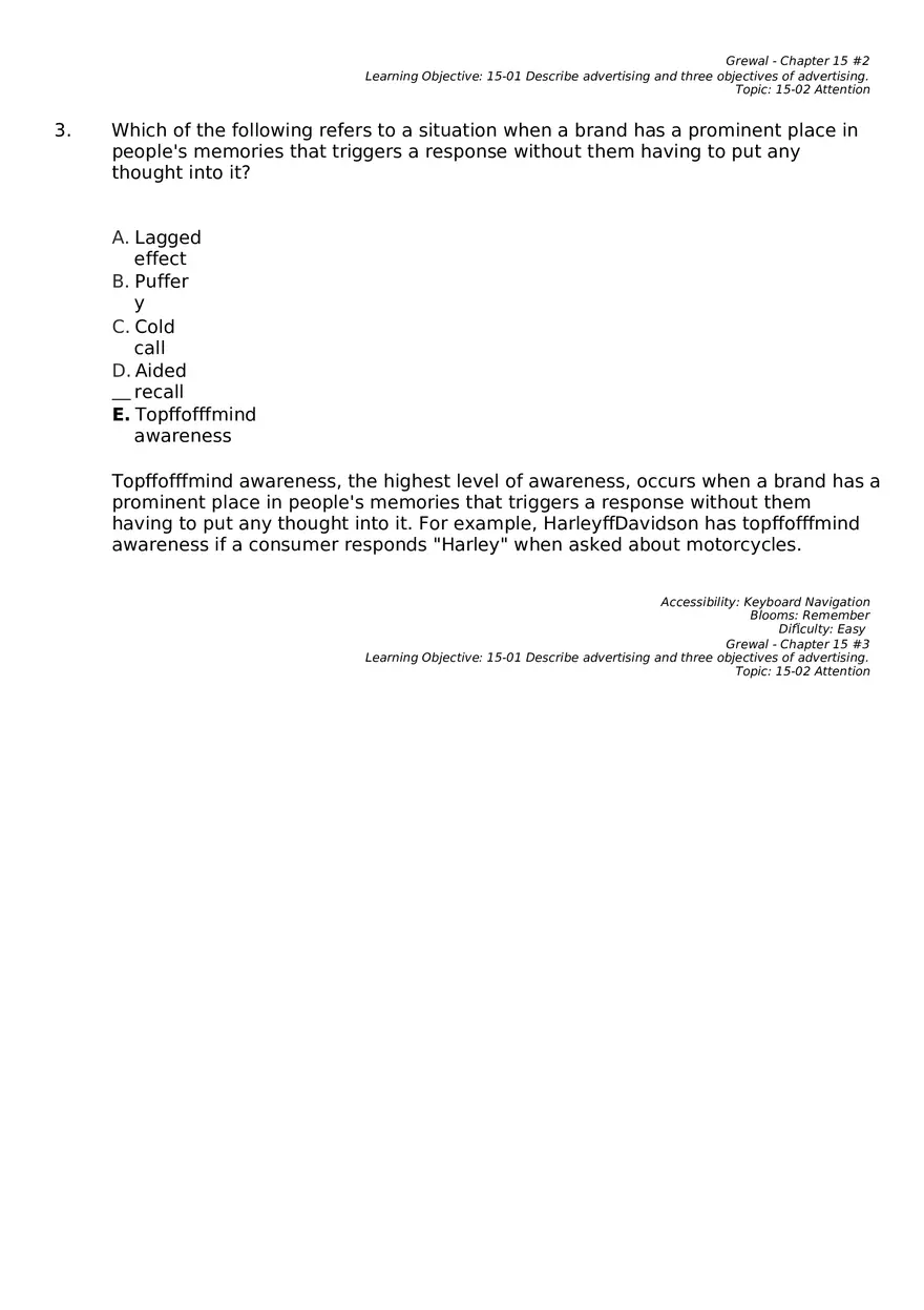 Marketing Chapter 15 Key Part 1 - Page 2