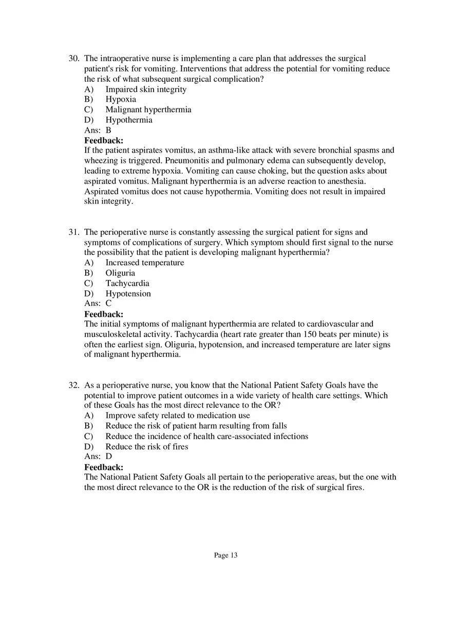 Medical-Surgical Nursing Exam Key Part 2 - Page 5