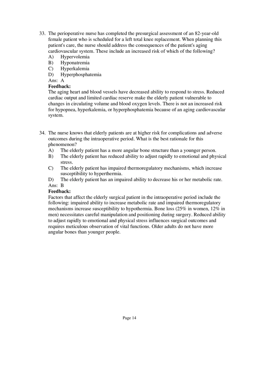 Medical-Surgical Nursing Exam Key Part 2 - Page 6