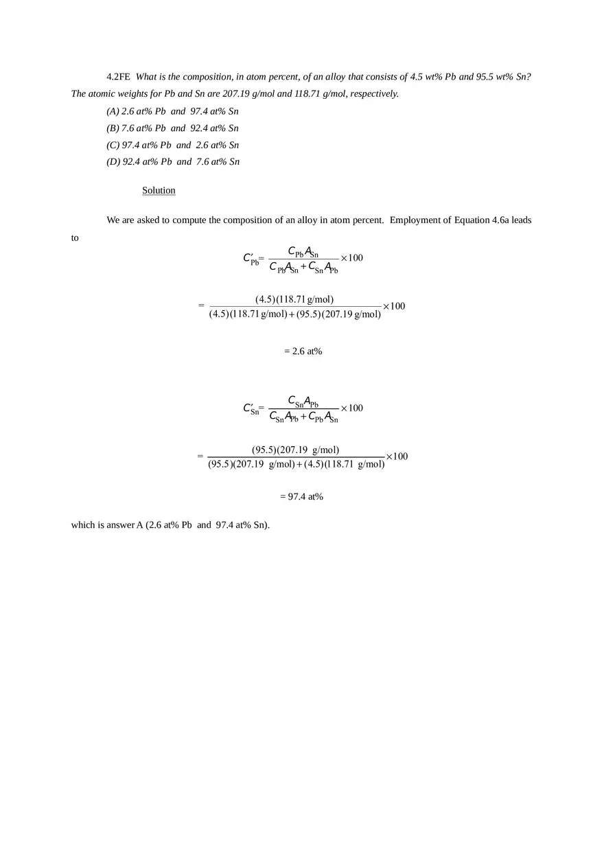Imperfections in Solids Problem Solutions Part 9 - Page 5