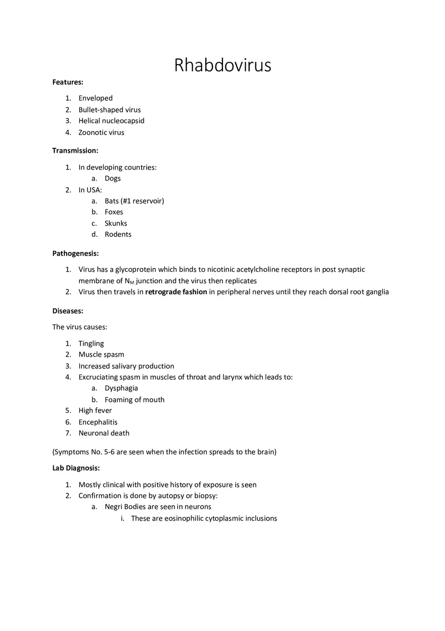 Rhabdovirus - Page 1