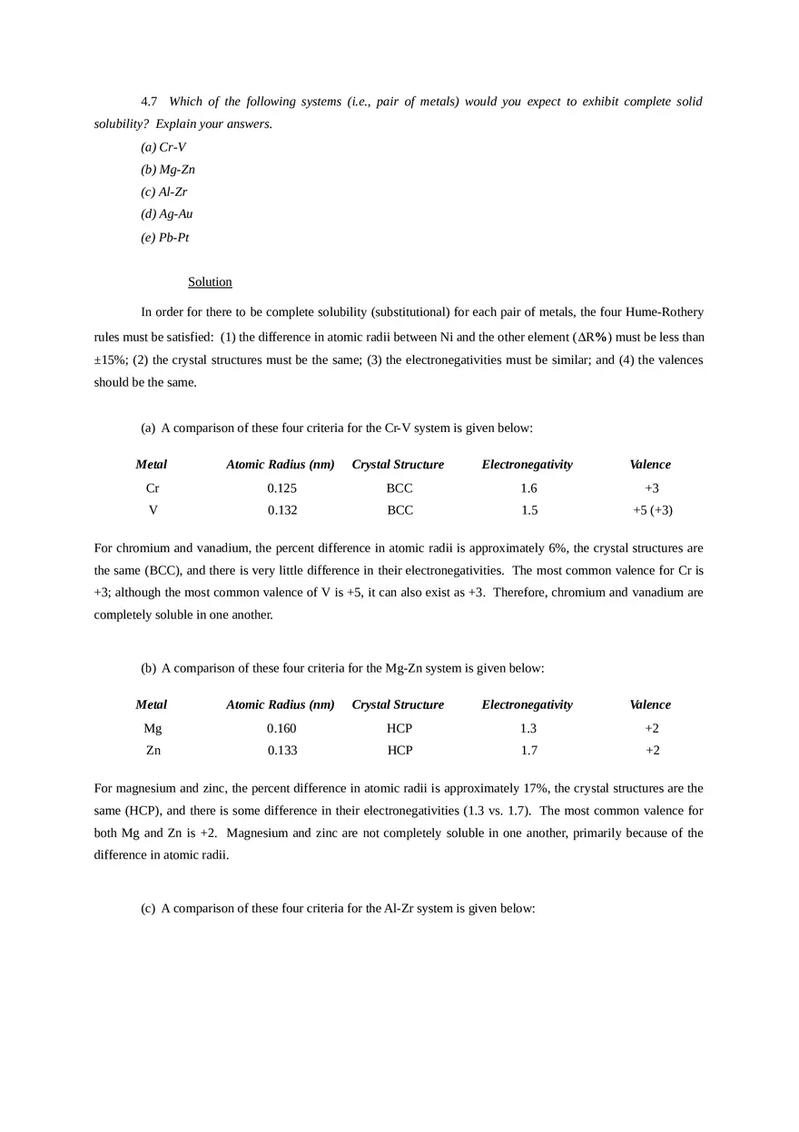 Imperfections in Solids Problem Solutions Part 1 - Page 10