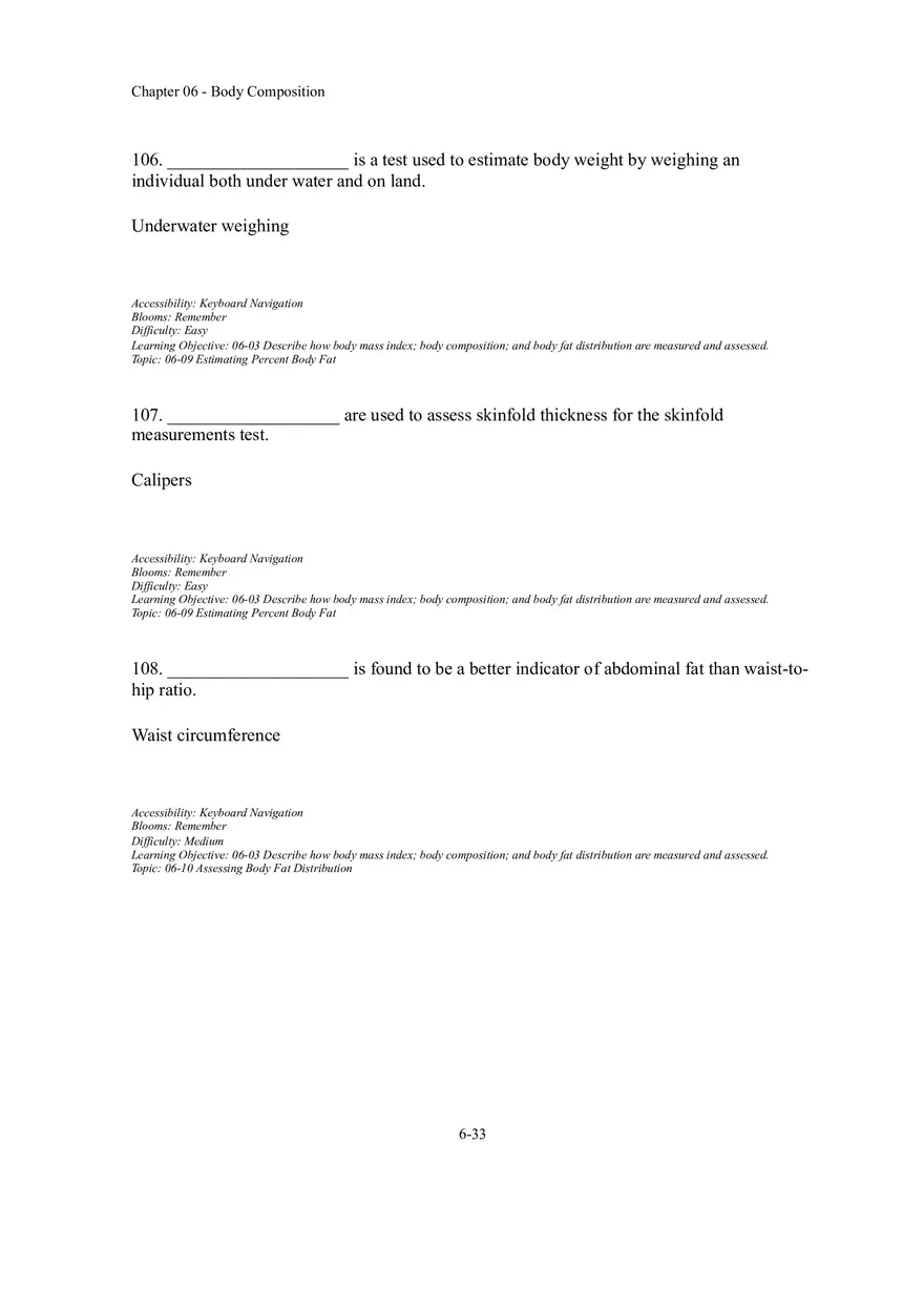 Chapter 06 Body Composition Part 4 - Page 4