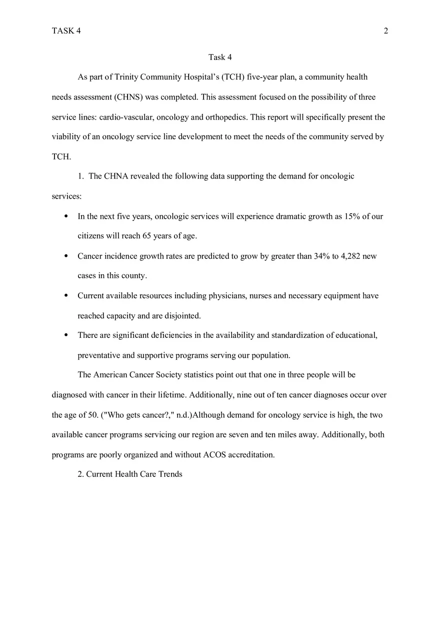 Community Health Needs Assessment - Page 2