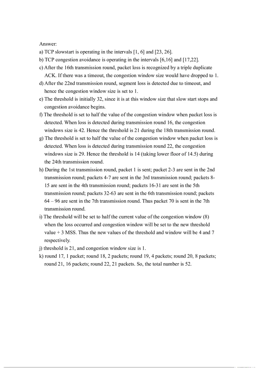 Describe Why an Application Developer Might Choose to Run an Application Over UDP Rather Than TCP - Page 10