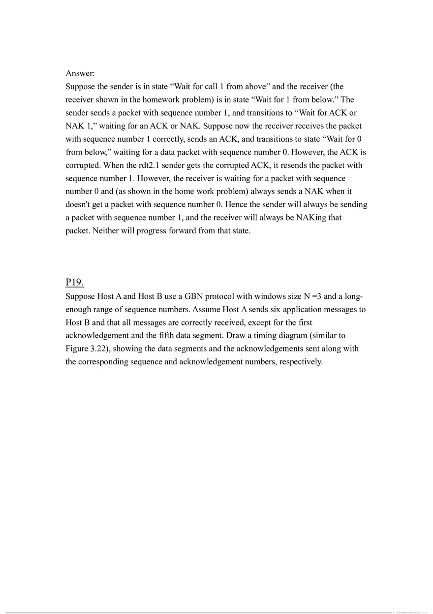 Describe Why an Application Developer Might Choose to Run an Application Over UDP Rather Than TCP - Page 5