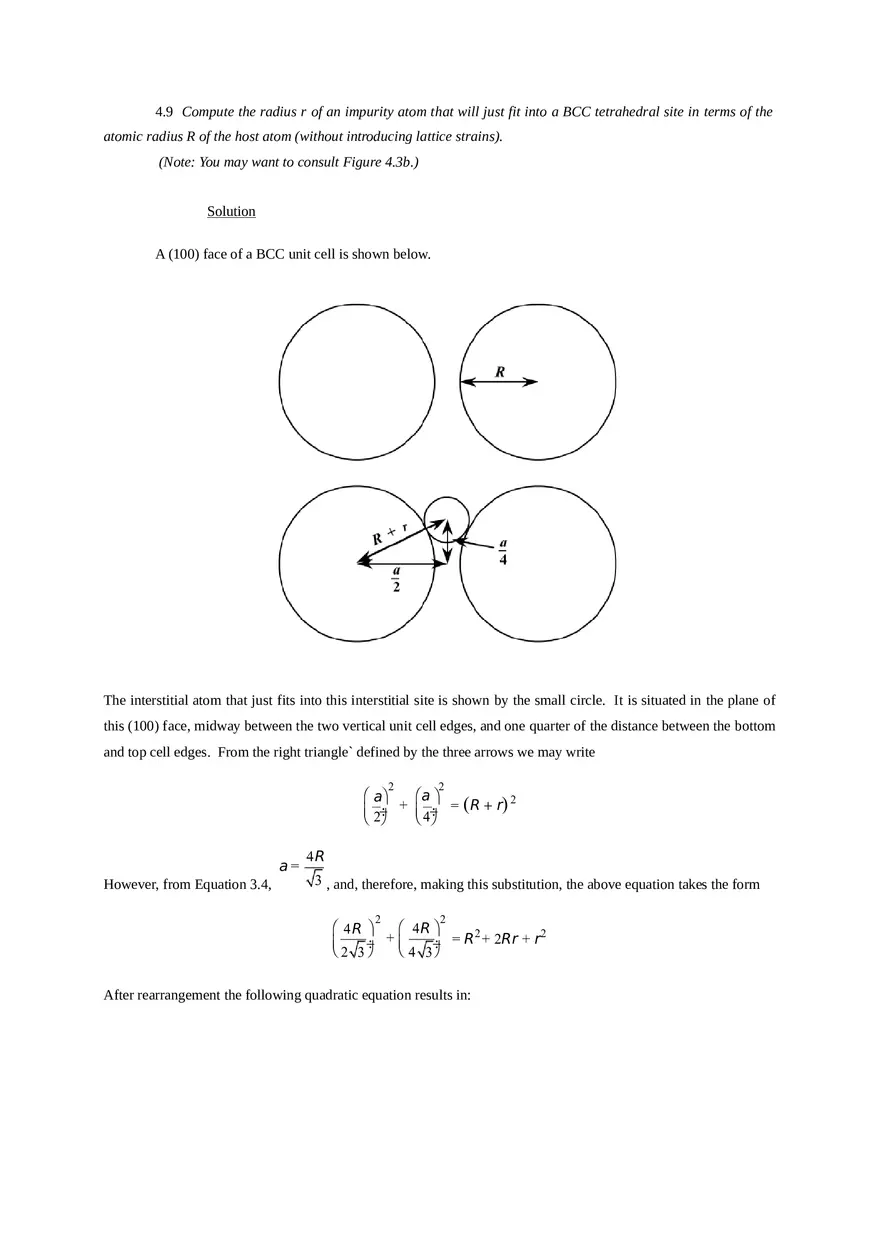 Imperfections in Solids Problem Solutions Part 2 - Page 1
