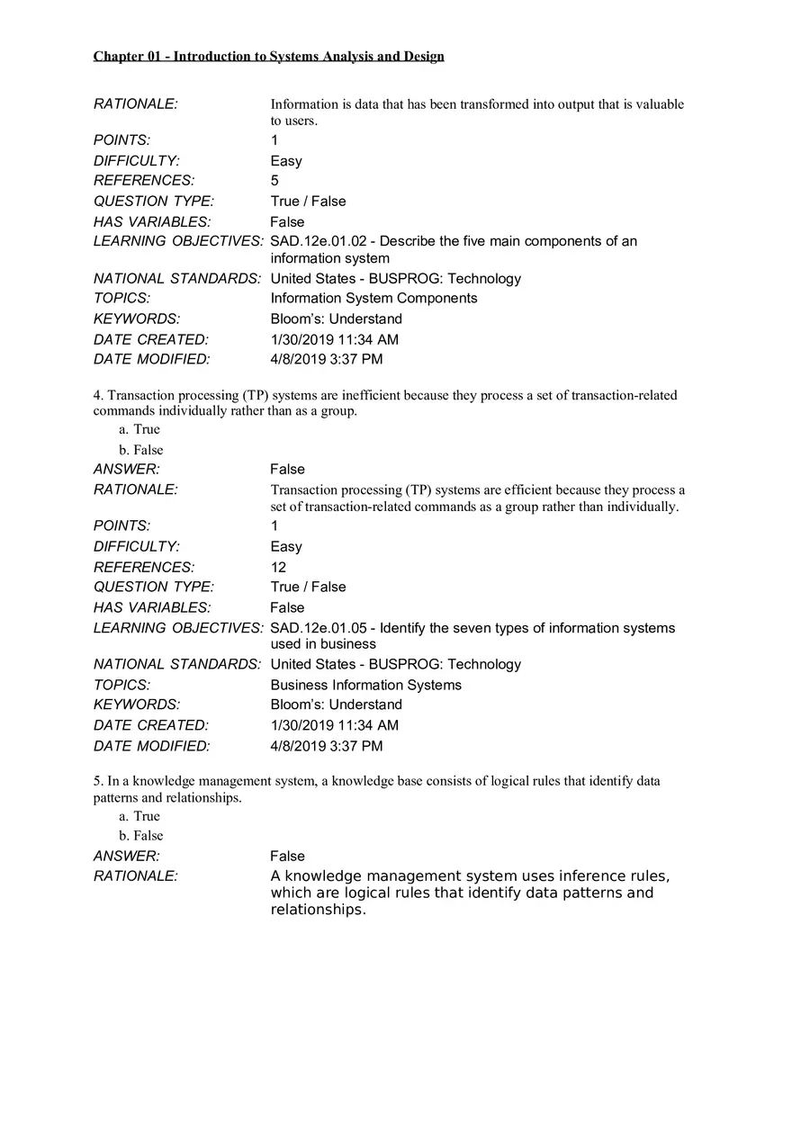 Chapter 01 Introduction to Systems Analysis and Design - Page 2