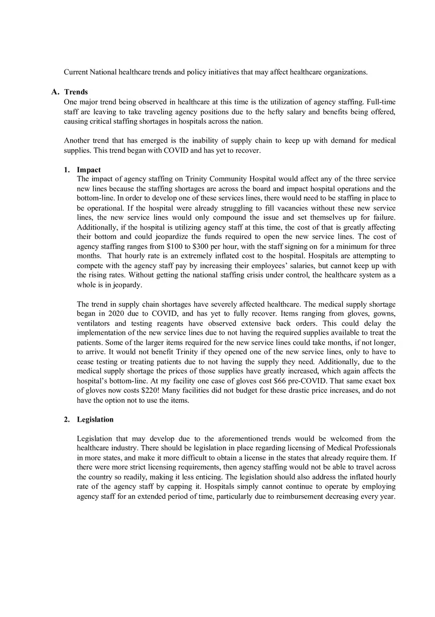 Task 3 Service Line Development Case Study - Page 2