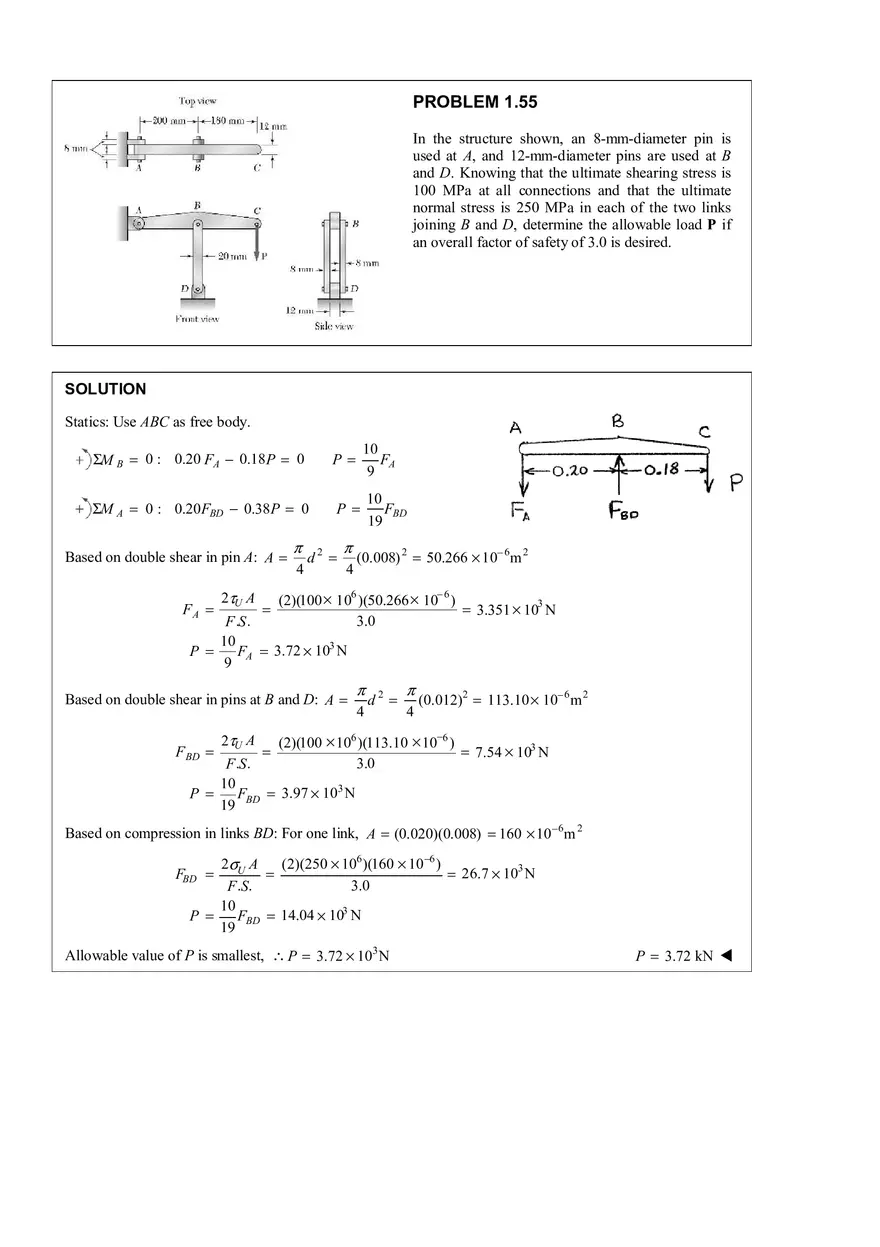 Ch.1 Problem 1.55 Solution - Page 1