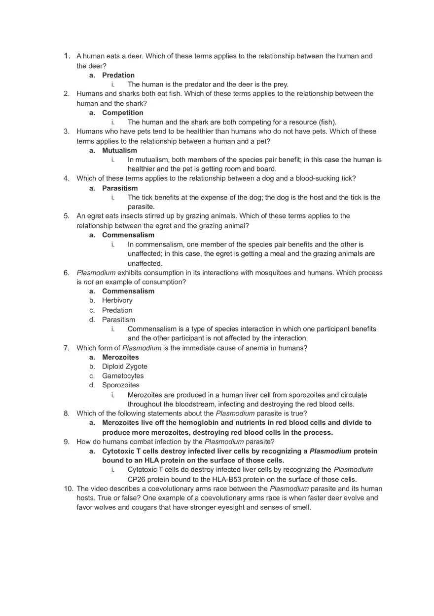 Biology Homework 2 - Page 1