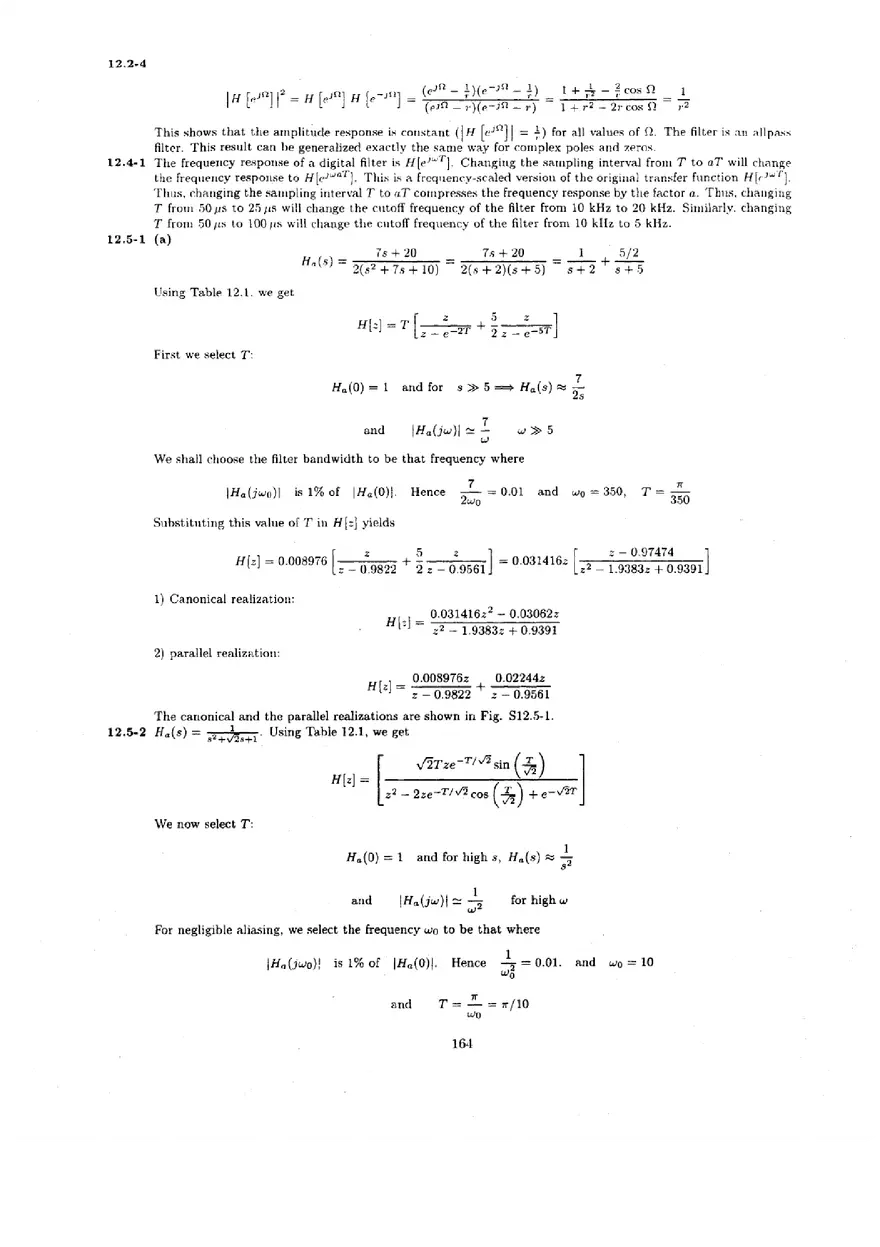 Signal Processing and Linear Systems Solution Ch.12 - Page 12