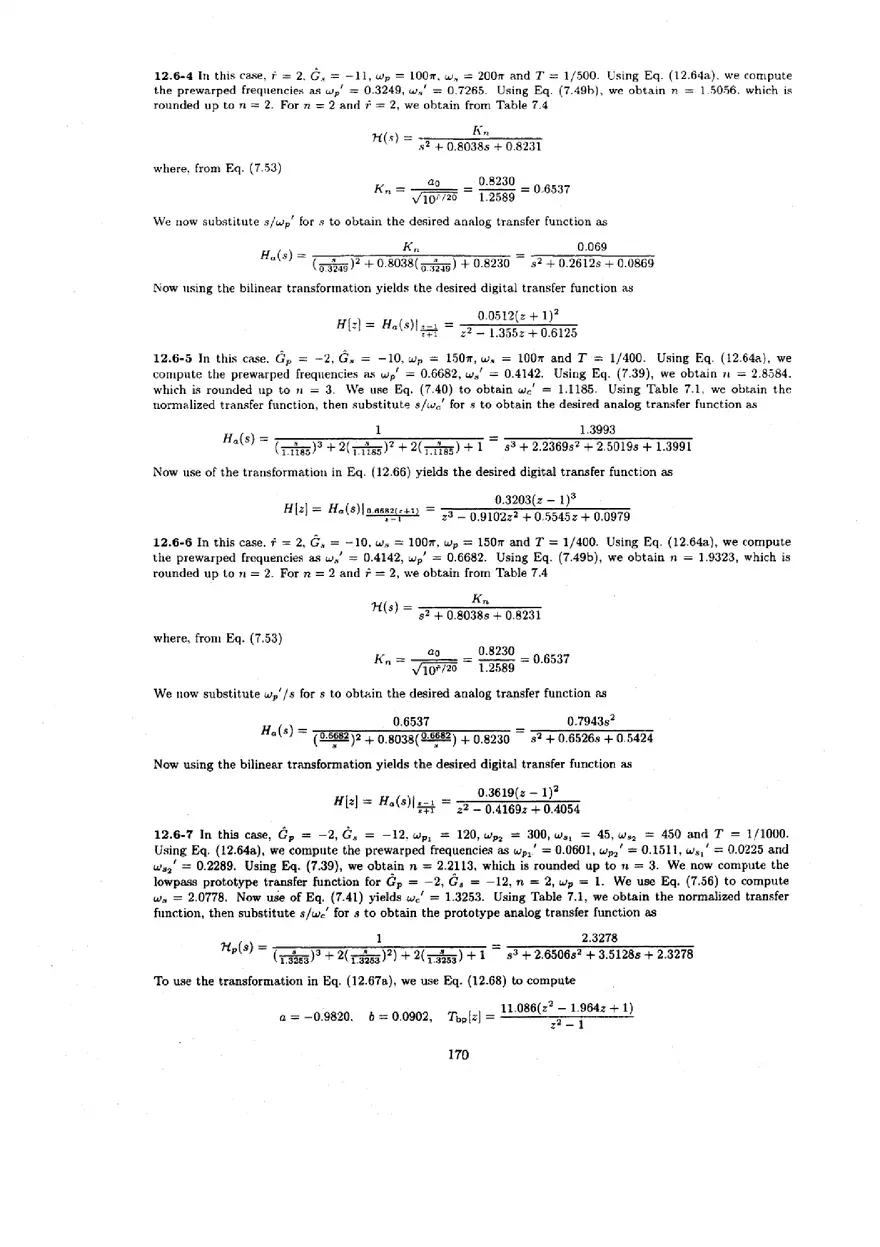 Signal Processing and Linear Systems Solution Ch.12 - Page 3