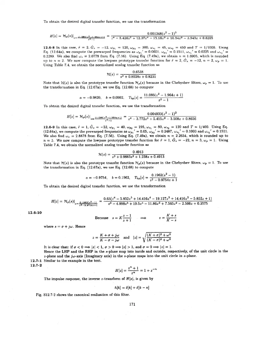 Signal Processing and Linear Systems Solution Ch.12 - Page 4