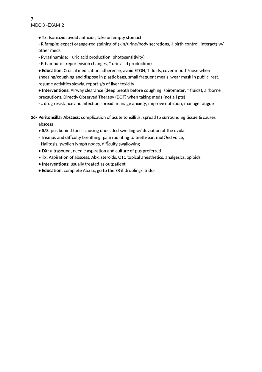MDC 3 – Exam 2 Review - Page 7