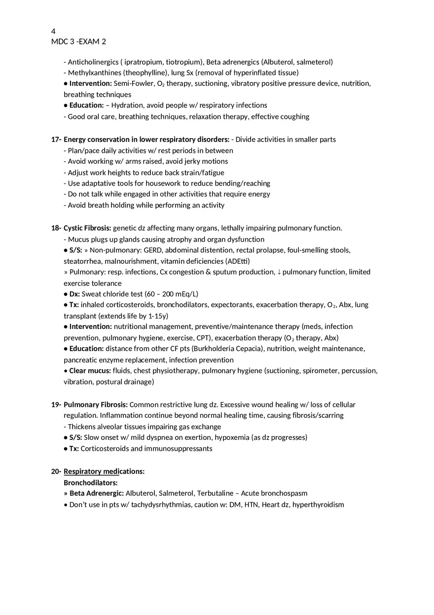 MDC 3 – Exam 2 Review - Page 4