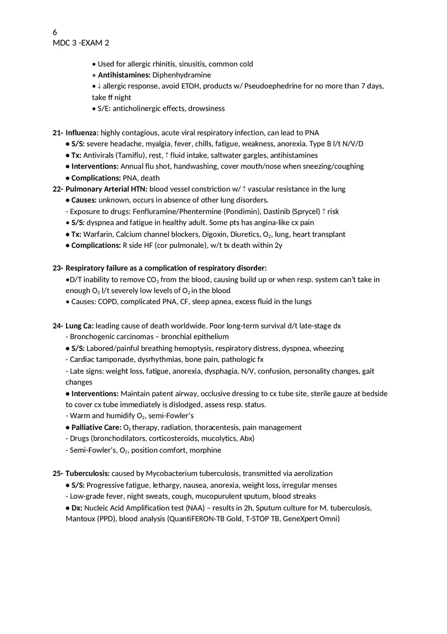 MDC 3 – Exam 2 Review - Page 6