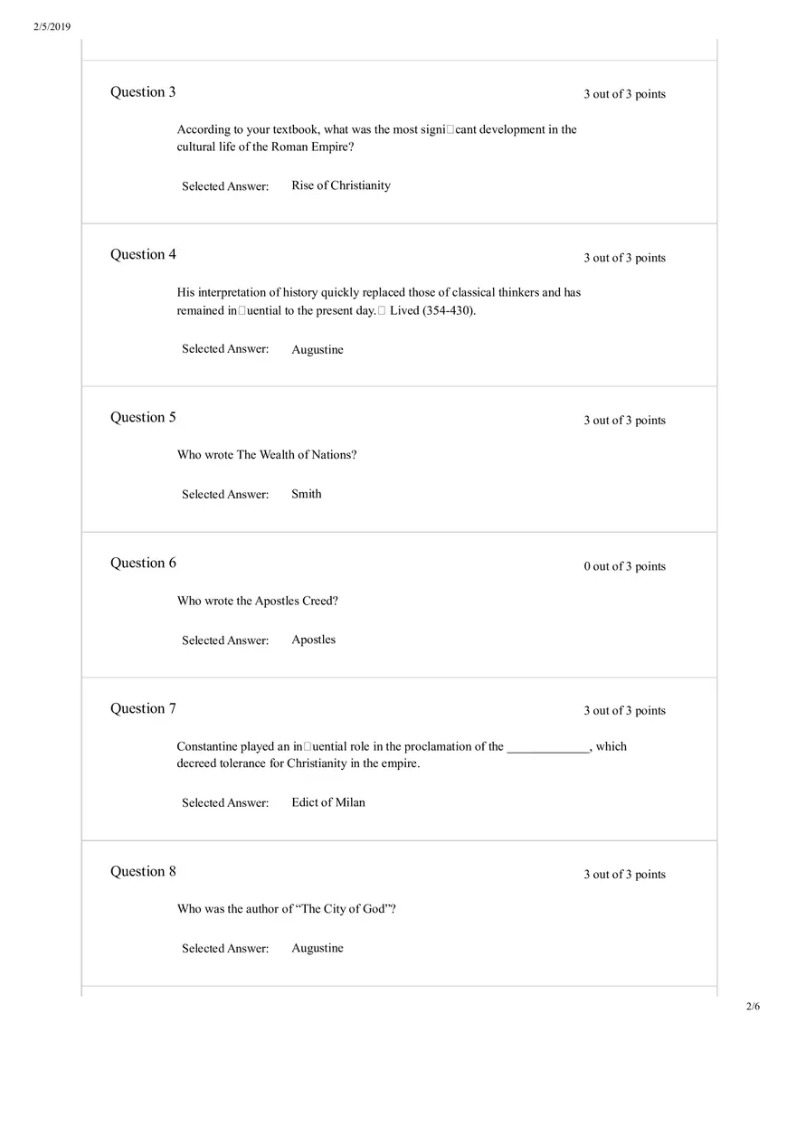 Submission Quiz 5 - Page 2