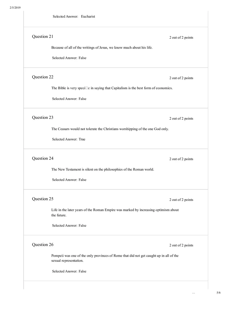 Submission Quiz 5 - Page 5