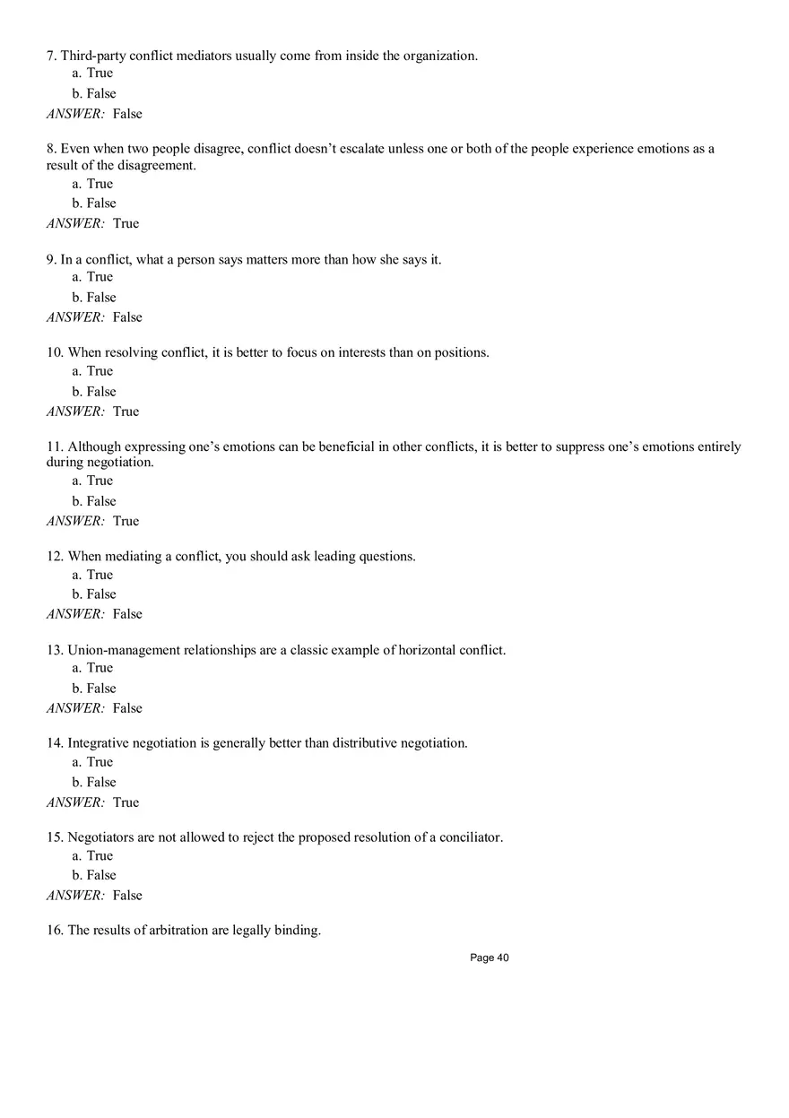 Management Chapter 10 Quiz Part 1 - Page 2