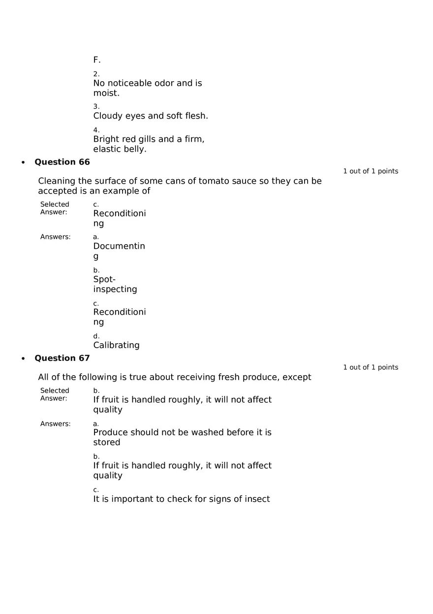 Servsafe Practice Exam Part 6 - Page 9